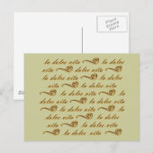 La Dolce Vita Briefkaart (Voorkant / Achterkant)