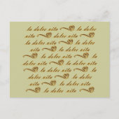 La Dolce Vita Briefkaart (Voorkant)