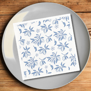 La Dolce Vita Bruidsdiner Servetten Blue Lemon