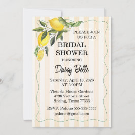 La Dolce Vita bruidsdouche uitnodiging