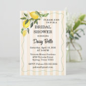 La Dolce Vita bruidsdouche uitnodiging (Staand voorkant)