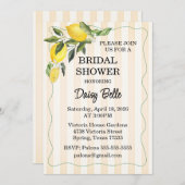 La Dolce Vita bruidsdouche uitnodiging (Voorkant / Achterkant)