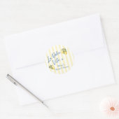 La Dolce Vita Bruidsfeest Ronde Sticker (Envelop)