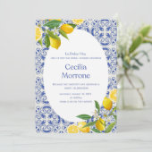 La Dolce Vita Bruidsuitnodiging Kaart (Staand voorkant)