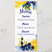 La Dolce Vita bruiloft Menu (Voorkant)