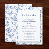 La Dolce Vita Bruiloftsfeest Uitnodiging | Italiaa