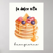 La dolce vita buongiorno poster (Voorkant)