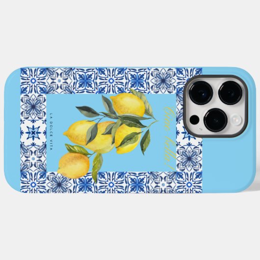 La Dolce Vita Case-Mate iPhone Case (Achterkant (horizontaal))