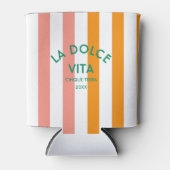 La Dolce Vita Cinque Terra Cabana Stripe Blikjeskoeler (Voorkant)