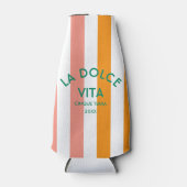 La Dolce Vita Cinque Terra Cabana Stripe Flesjeskoeler (Voorkant)