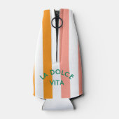 La Dolce Vita Cinque Terra Cabana Stripe Flesjeskoeler (Achterkant)