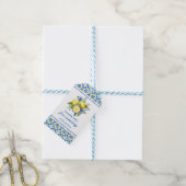 La Dolce Vita Citroen Bedankt Cadeaulabel (Met Touw)