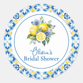 La Dolce Vita citroen bruidsdiner Ronde Sticker