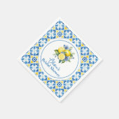 La Dolce Vita citroen bruidsdiner Servet (Hoek)