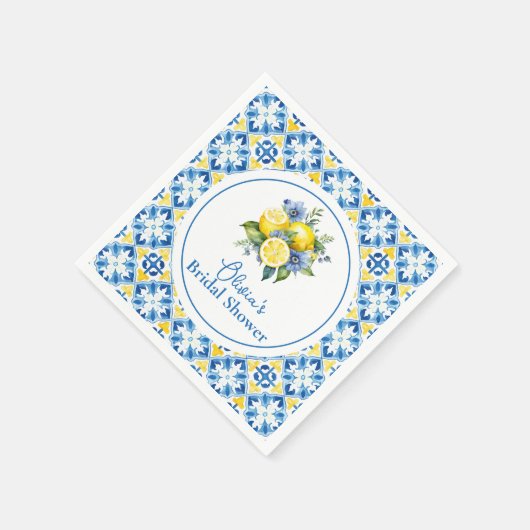 La Dolce Vita citroen bruidsdiner Servet (Hoek)