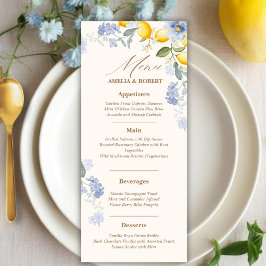 La Dolce Vita Citroen Italiaanse citrus bruiloft Menu