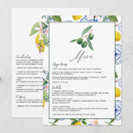La Dolce Vita Citroen & Olijf Mediterraan Trouwfee Menu