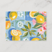 La dolce vita citroen Vrijgezellenfeest Neem een r Informatiekaartje (Achterkant)