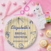 La Dolce Vita Citroenen Italiaanse Bruidsdouche Papieren Bordje (Feest)