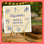 La Dolce Vita Citroenen Italiaanse Bruidsdouche Servet