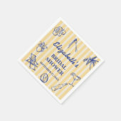 La Dolce Vita Citroenen Italiaanse Bruidsdouche Servet (Hoek)