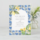 La Dolce Vita Citrus Citrus Bewaar de datum Kaart (Staand voorkant)