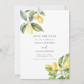 La Dolce Vita Citrus Citrus Bewaar de datum Kaart (Voorkant)