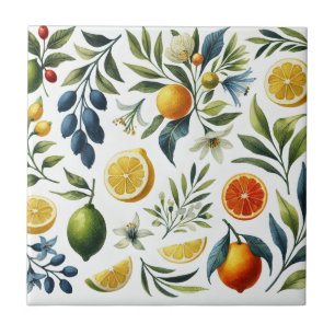 La Dolce Vita Citrus Mediterraan Decor Tegeltje