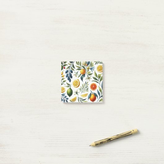 La Dolce Vita Citrus Mediterrane charme Post-it® Notes (Op bureau)