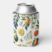 La Dolce Vita Citrus Vibrant Mediterrane Stijl Blikjeskoeler (Blikje Achterkant)