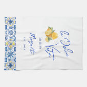 La Dolce Vita Custom Newlywed Theedoek (Horizontaal)