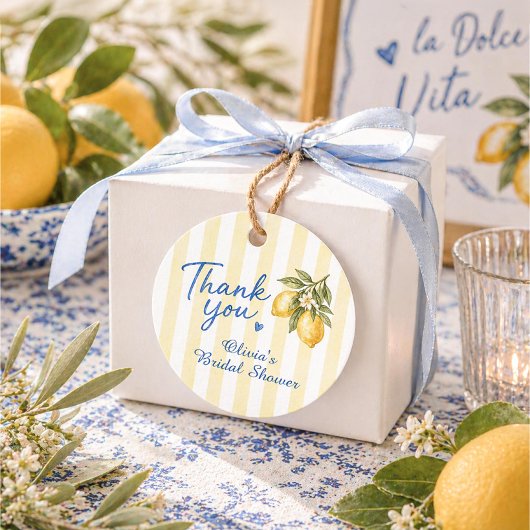 La Dolce Vita Dank je wel Bedankjes Labels