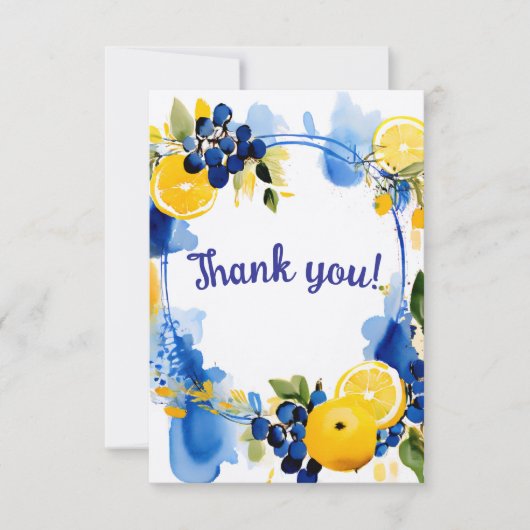 La Dolce Vita- dankkaarten Bedankkaart (Voorkant)