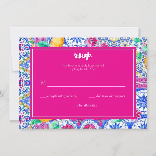 La Dolce Vita Elegant Flat Save the Date Kaart (Voorkant)