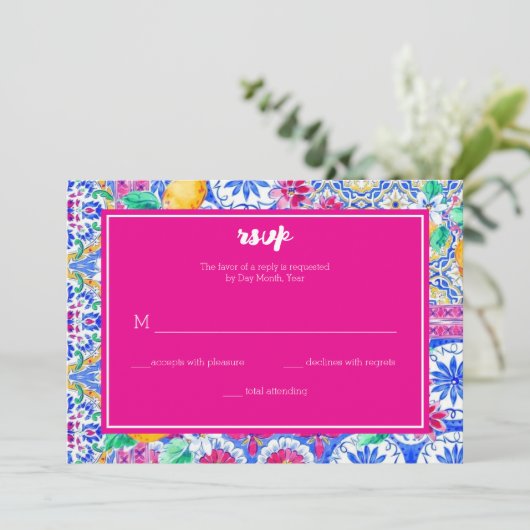 La Dolce Vita Elegant Flat Save the Date Kaart (Staand voorkant)