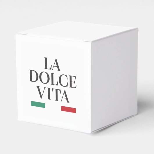 La Dolce Vita Favor Box  Bedankdoosjes (Voorkant Zijde)
