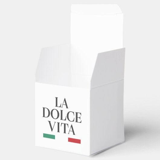 La Dolce Vita Favoriete Box Bedankdoosjes (Geopend)