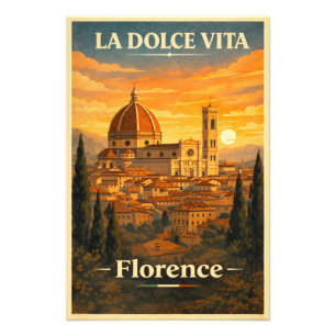 La Dolce Vita - Florance Reizen Vintage Poster