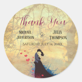 La Dolce Vita Franse Inspiratie Klassieker jaren 1 Ronde Sticker