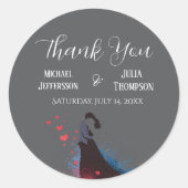 La Dolce Vita Franse Inspiratie Klassieker jaren 1 Ronde Sticker (Voorkant)