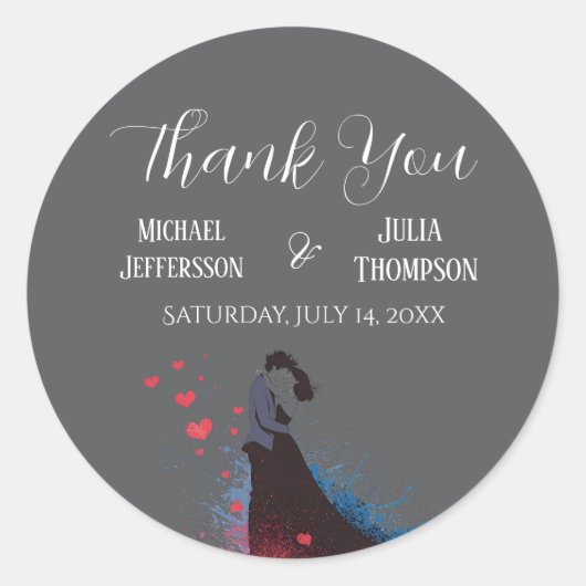 La Dolce Vita Franse Inspiratie Klassieker jaren 1 Ronde Sticker (Voorkant)