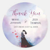 La Dolce Vita Franse Inspiratie Klassieker jaren 1 Ronde Sticker (Voorkant)