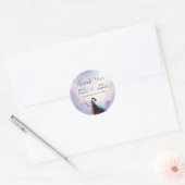 La Dolce Vita Franse Inspiratie Klassieker jaren 1 Ronde Sticker (Envelop)