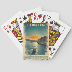 . La Dolce Vita - Geïnspireerd door Posters uit de Pokerkaarten