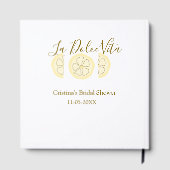 La Dolce Vita gele citroen bruidsdouche pastel bo Gastenboek (Achterkant)