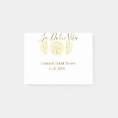 La Dolce Vita gele citroen bruidsdouche pastel bo Post-it® Notes (Voorkant)