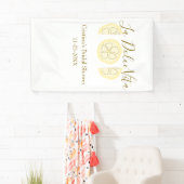 La Dolce Vita gele citroen bruidsfeest pastel bo Spandoek (Insitu)