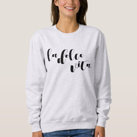 La Dolce Vita Gezellig Gezellig Reis Sweatshirt (Voorkant)