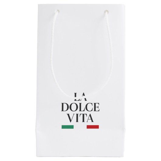 La Dolce Vita Gift Bag Klein Cadeauzakje (Voorkant)