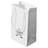 La Dolce Vita Gift Bag Klein Cadeauzakje (Achterkant Gekanteld)